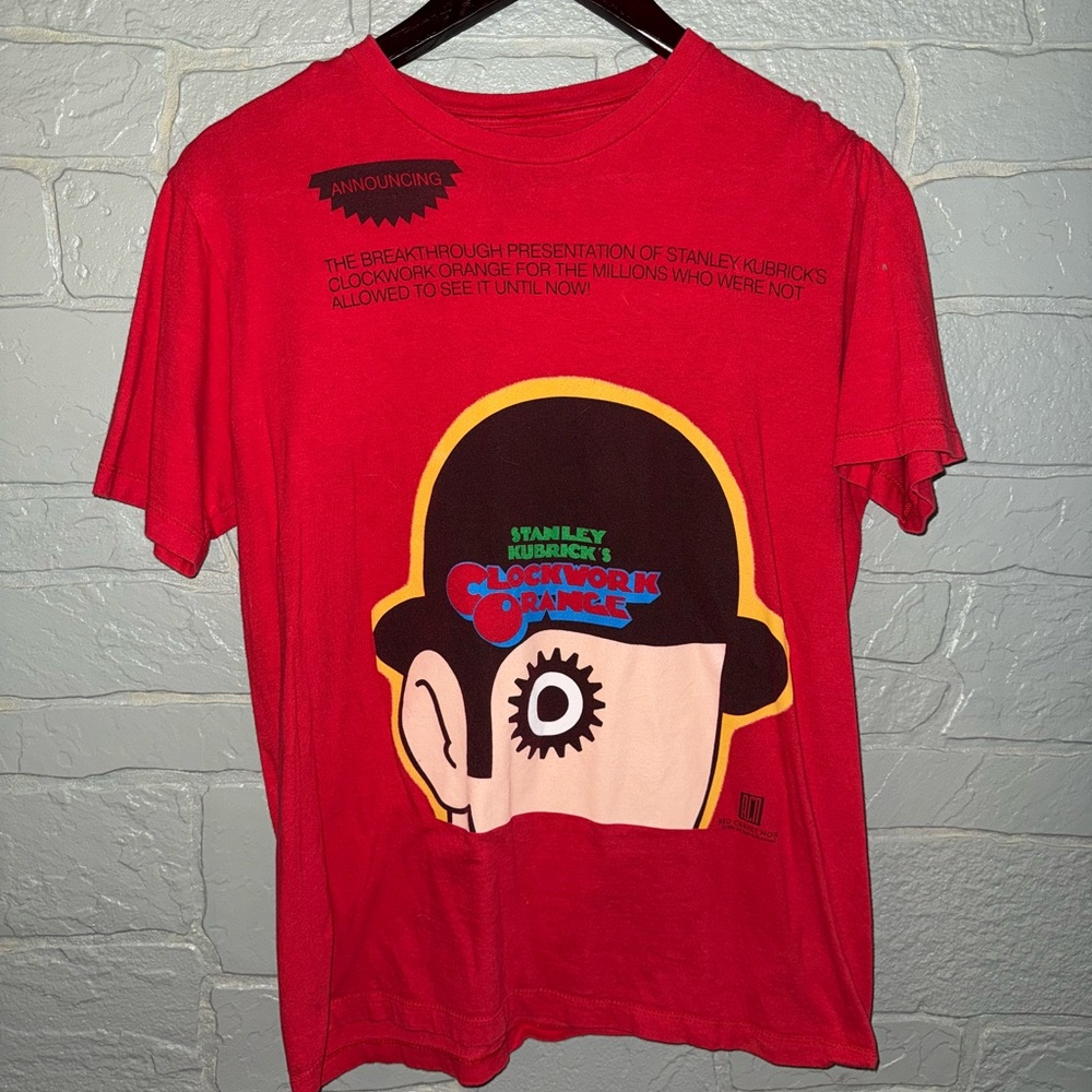 Red A Clockwork Orange Graphic T-Shirt